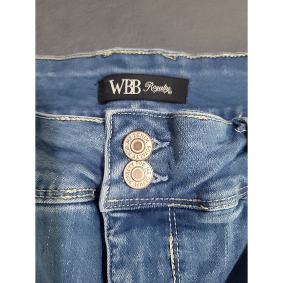 Royalty For Me WannaBettaButt Two Button Bermuda Shorts Women's 14 - Picture 6 of 7